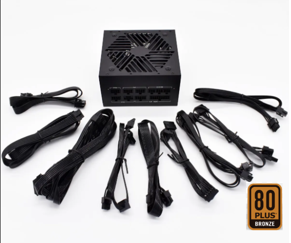 FUENTE DE PODER SNOWMAN GAMING 1000W MODULAR 80PLUS BRONZE