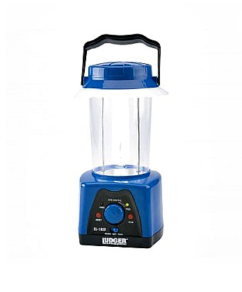 LAMPARA EMERGENCIA RADIO CARGADOR CARRO AZUL