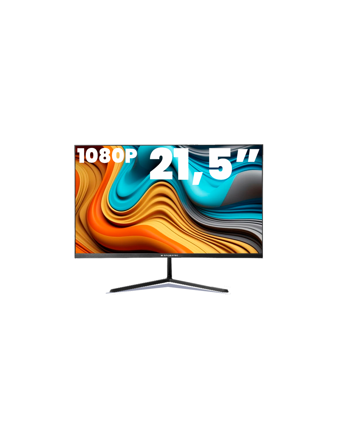 MONITOR SPIDERTEC 21.5" LED PANEL IPS FHD 1080P 100HZ HDMI VGA AUDIO SPEAKER