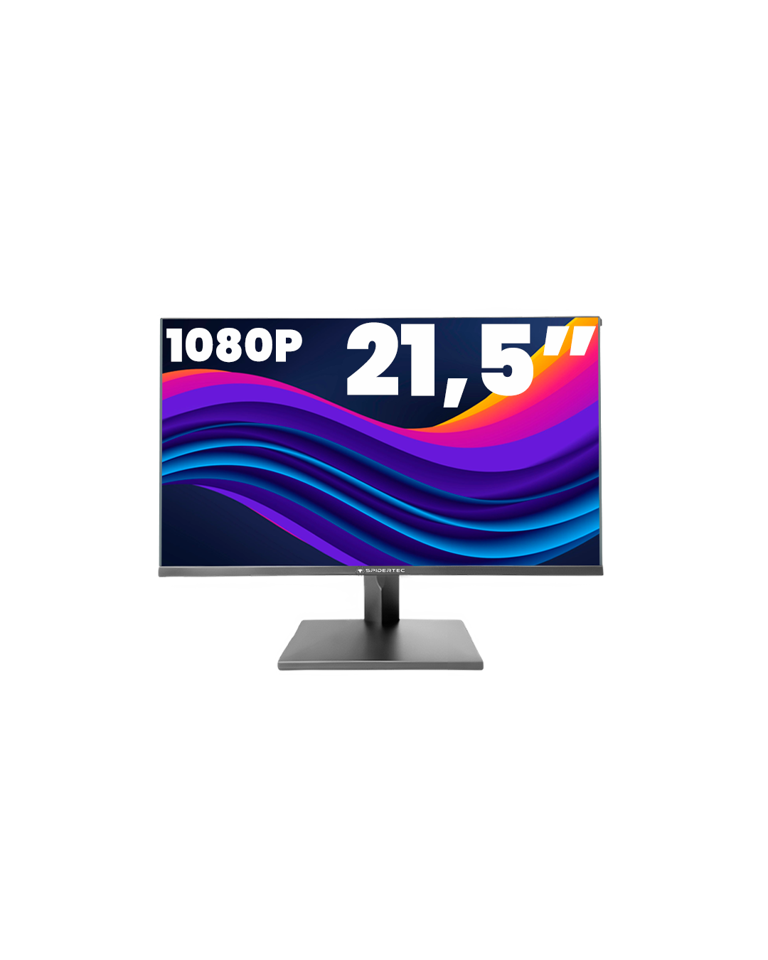 MONITOR SPIDERTEC 21.5" LED FHD 1080P 100HZ HDMI VGA SIN MARCO