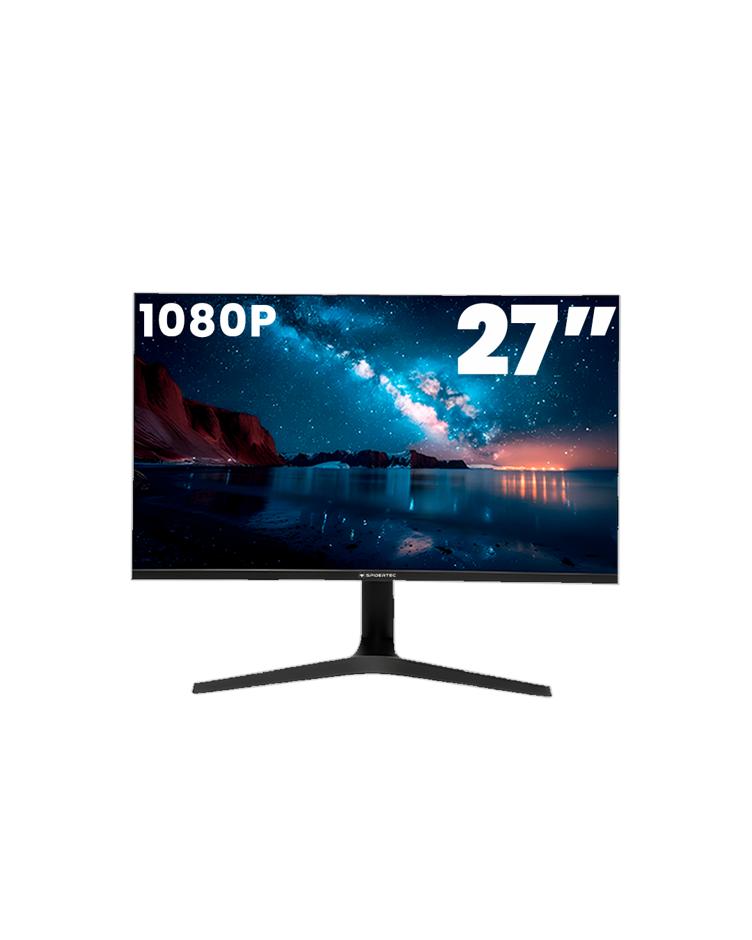 MONITOR SPIDERTEC 27" LED FHD 1080P 280HZ HDMI DISPLAYPORT AUDIO SIN MARCO