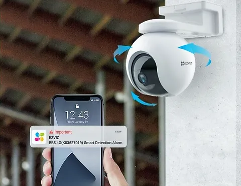 CAMARA EZVIZ EB8 4G 2K 3MP COLOR BATERIA WIFI AUDIO MIC