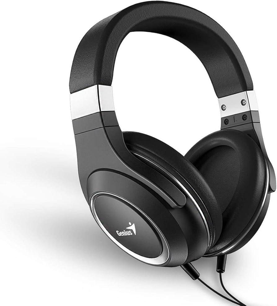 AUDIFONOS GENIUS 3.5MM NEGRO CON DETALLE