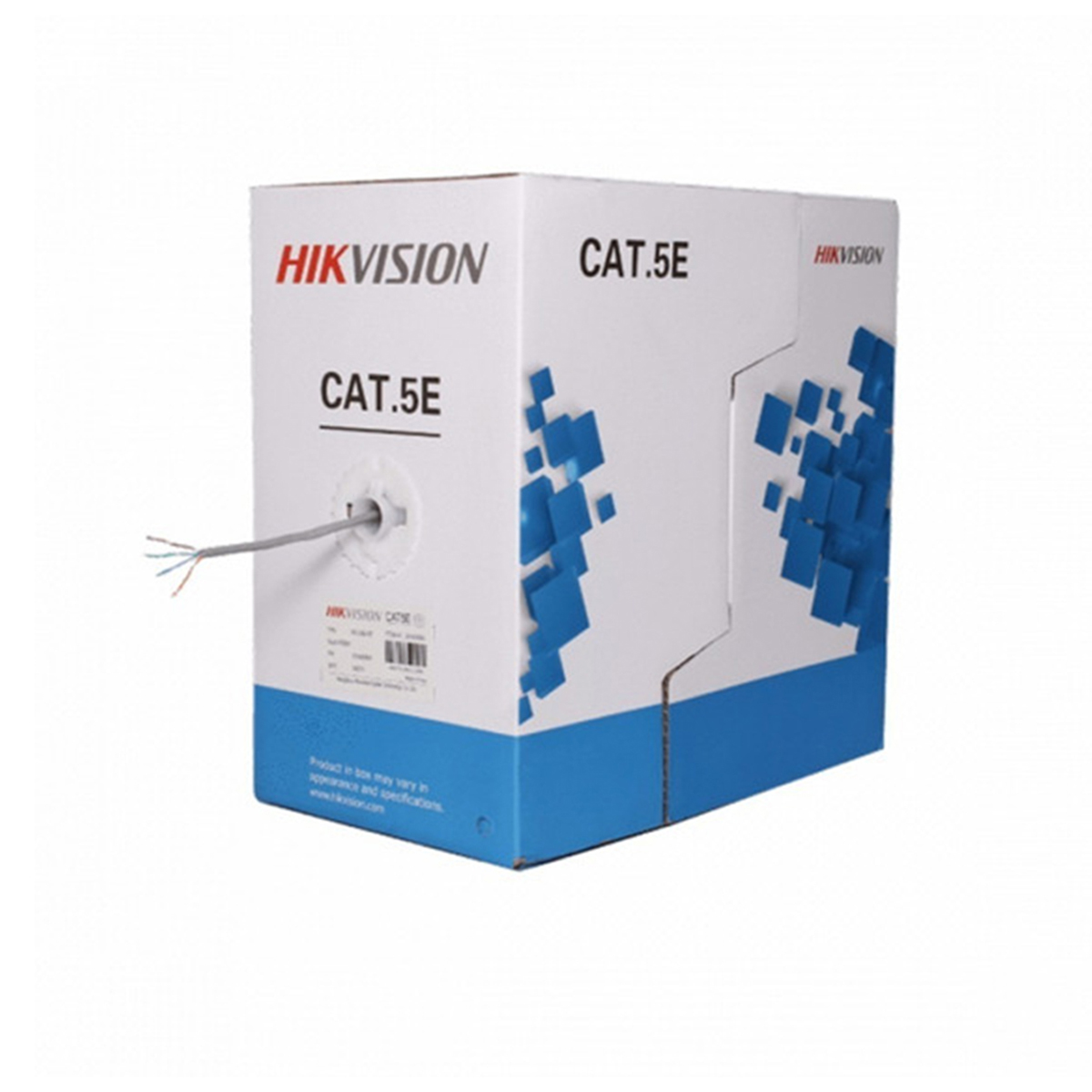 CABLE UTP HIKVISION CAT5 305MTS INDOOR 100% COBRE