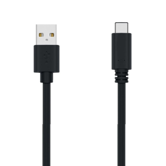 CABLE CARGADOR IMEXX USB-A A TIPO C 1.5M NEGRO