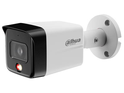 BULLET DAHUA 6MP 2.8MM IR30M IP POE SMART DUAL LIGHT MICROFONO IP67 IA DETECCION HUMANO 