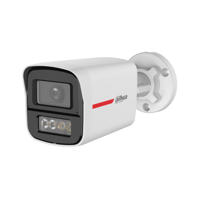 BULLET DAHUA 1080P 2MP 30FPS 2.8MM WIZCOLOR CORRECCION DISTORSION - MICROFONO DUAL - IR50M IP67