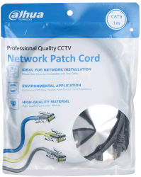 PATCH CORD UTP DAHUA CAT6 100% COBRE - 1M GRIS