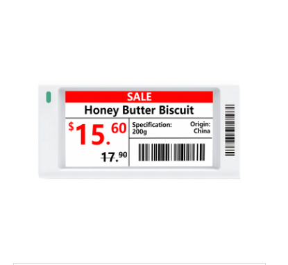 ETIQUETA DE ESTANTE ELECTRONICA DAHUA ESL 2.66" PANTALLA BWR