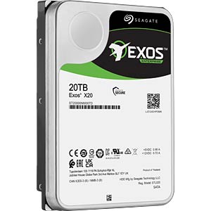 DISCO DURO SEAGATE EXOS X20 20TB SATA 3.5 ENTERPRISE