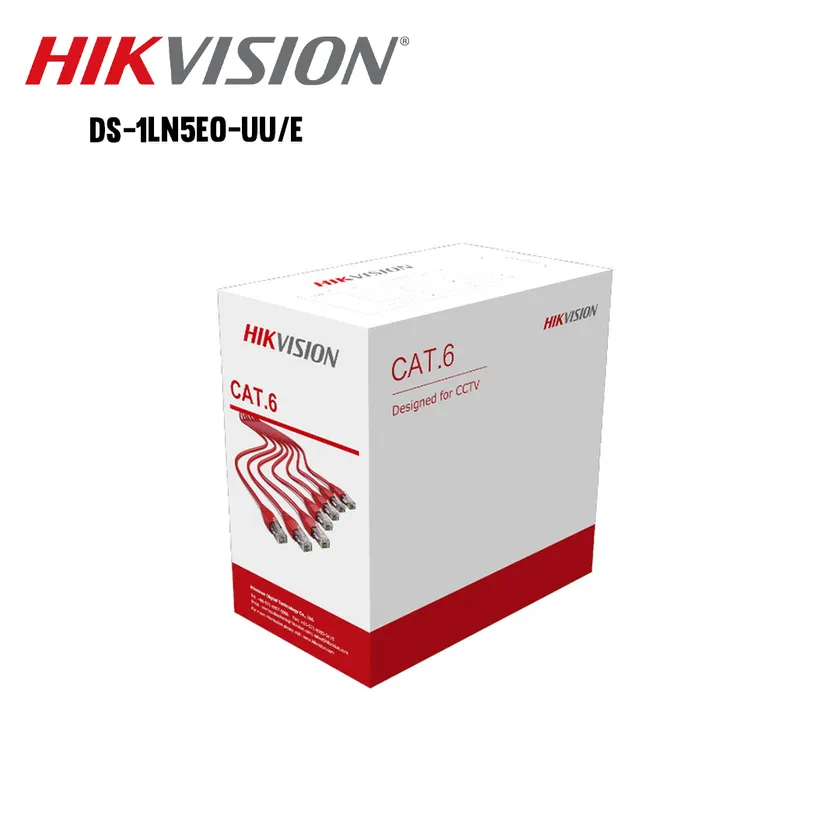 CABLE UTP HIKVISION CAT5E OUTDOOR 100% COBRE 305MTS