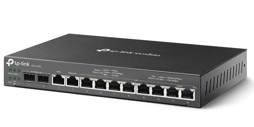 ROUTER VPN GIGABIT CONTROLADOR SWITCH POE+ BALANCEADOR 2 SFP