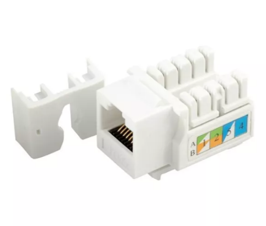 JACK COUPLER RJ45 CAT6 BLANCO