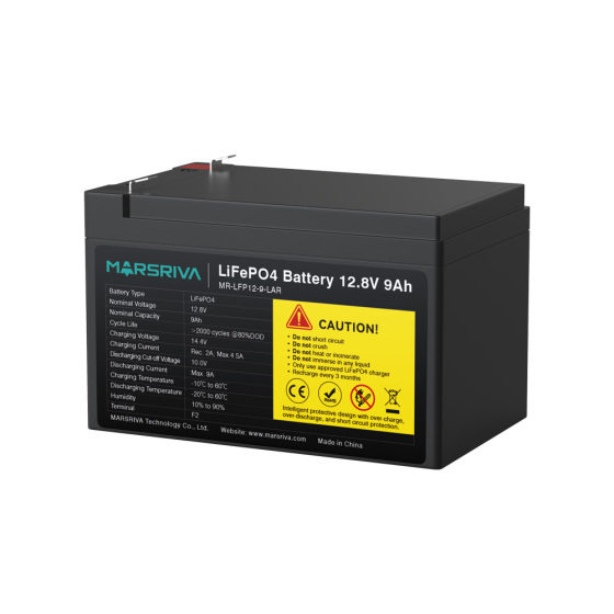 BATERIA MARSRIVA 12.8V 9AH LITIO LIFEPO4