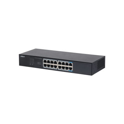 SWITCH DAHUA 16 PUERTOS GIGABIT METAL ESCRITORIO