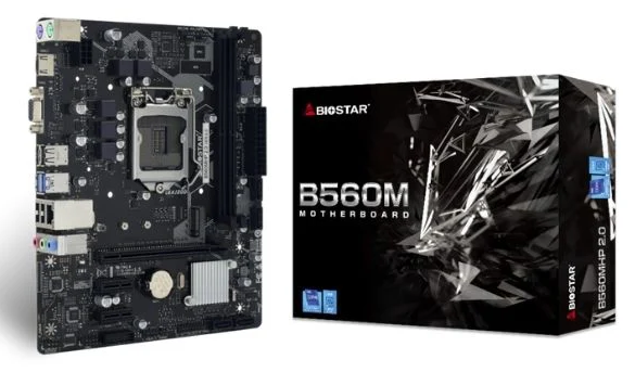 TARJETA MADRE BIOSTAR INTEL B560 2.0 LGA 1200 DIM DDR4 MICRO ATX