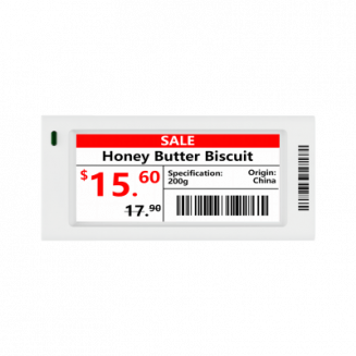 ETIQUETA DE ESTANTE ELECTRONICA DAHUA ESL 2.9" NFC PANTA BWR